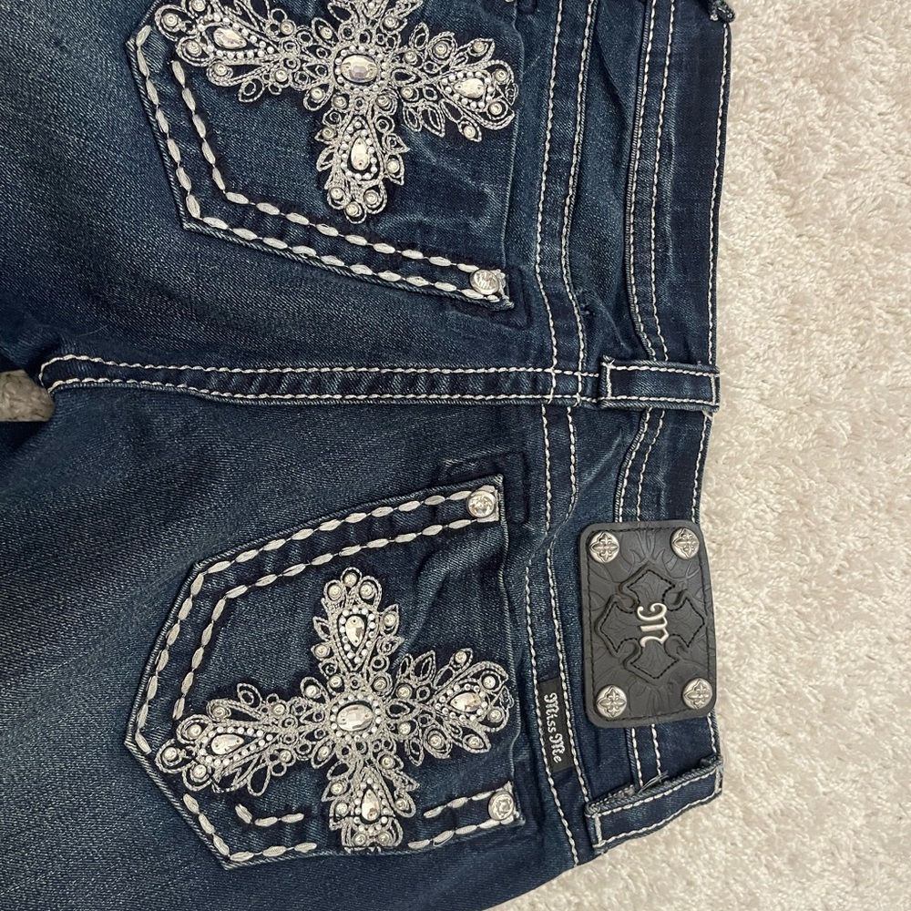 Signature Miss Me Jeans with Rhinestone Embellishments